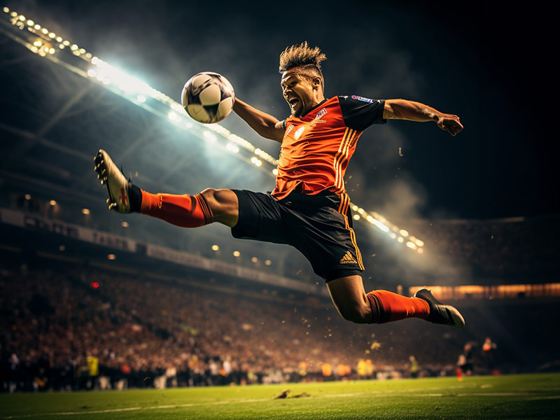 duang~兄弟這射門(mén)射得好射得準(zhǔn),一腳踢中了女足的屁股??